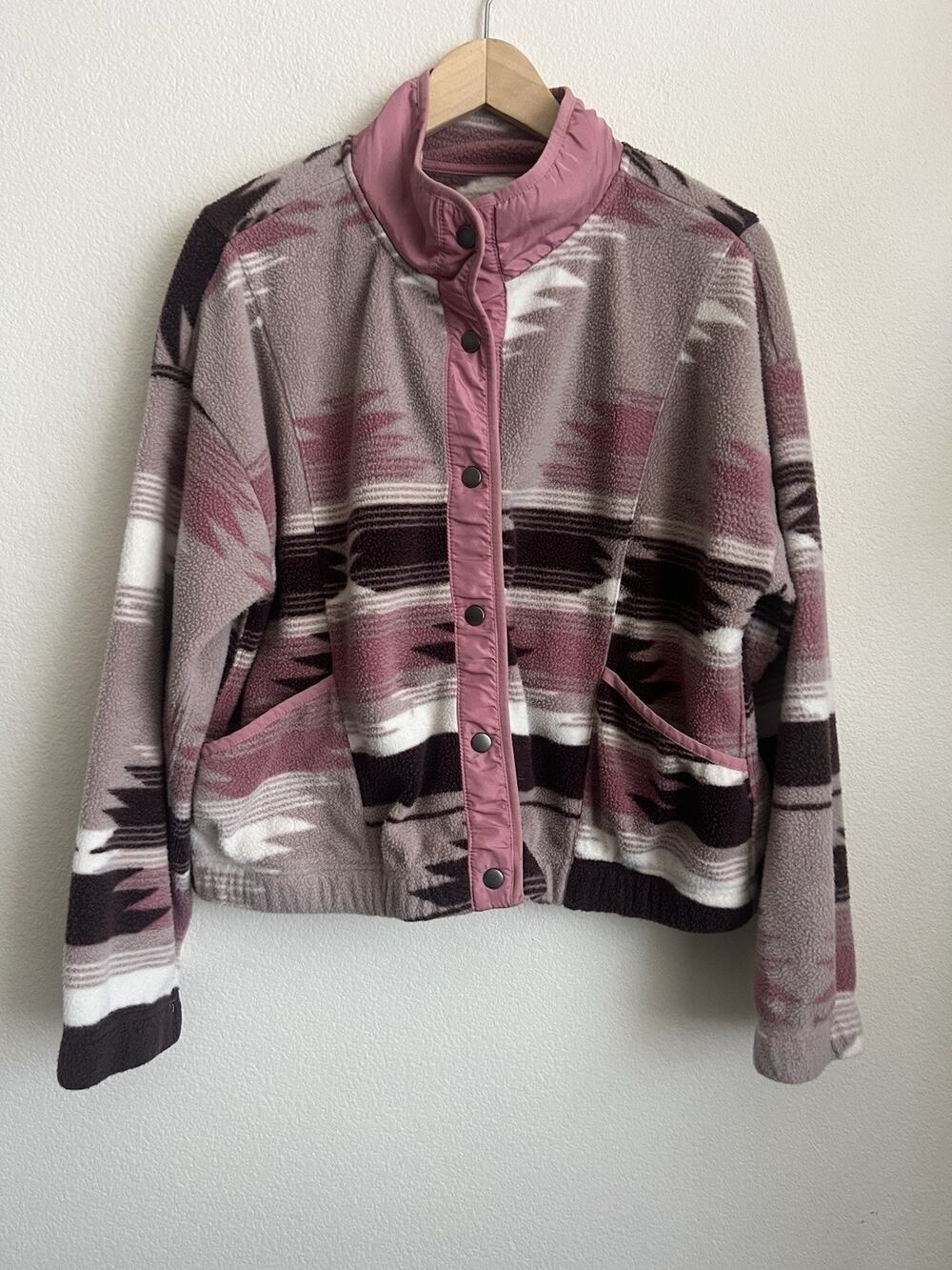 Weekends Fleece Jacket Coat Women Size Large